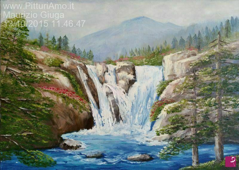 quadri in vendita online - La cascata
