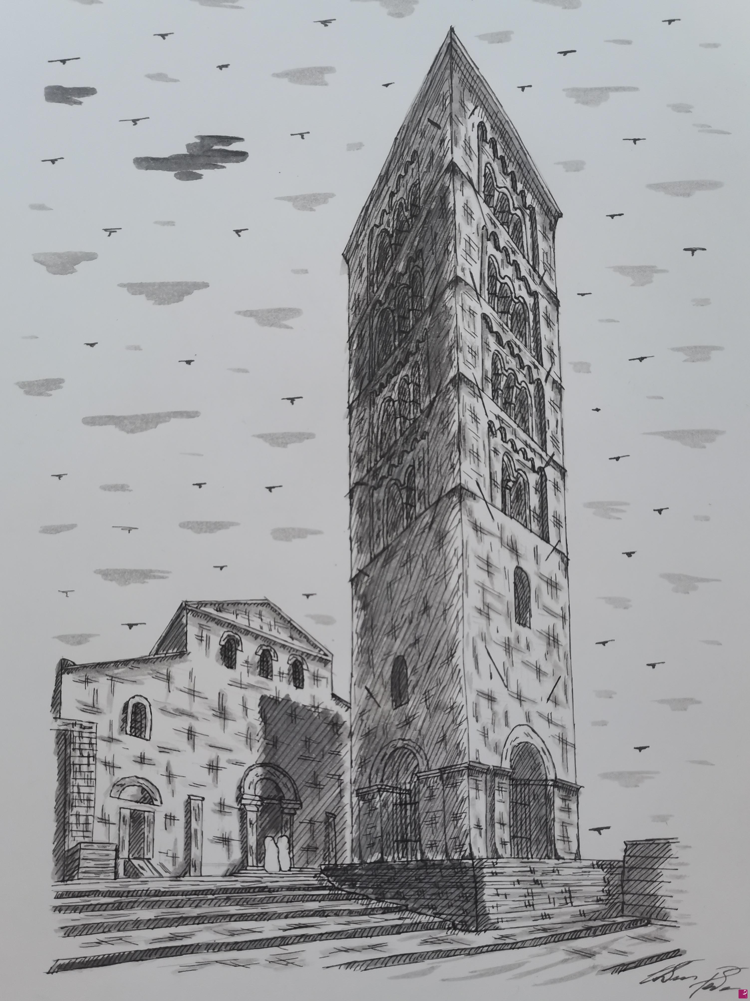 quadri in vendita online - La cattedrale di Anagni