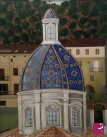 quadri in vendita online - La cupola blu (The blue dome)