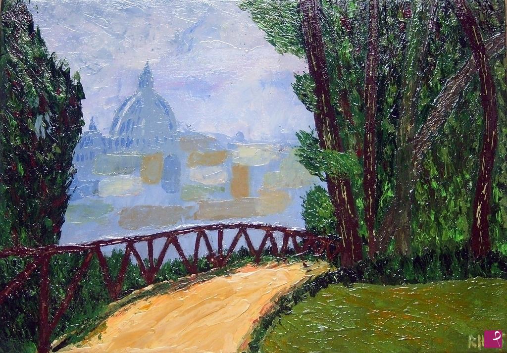quadri in vendita online - LA CUPOLA DI SAN PIETRO