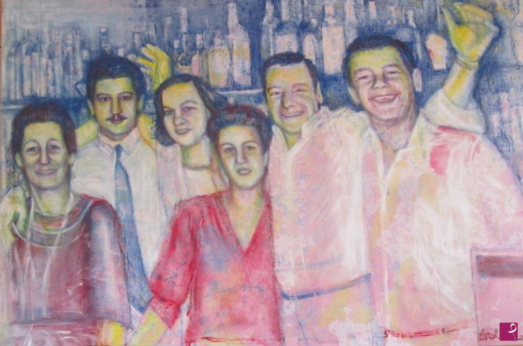 quadri in vendita online - La famiglia nel lavoro