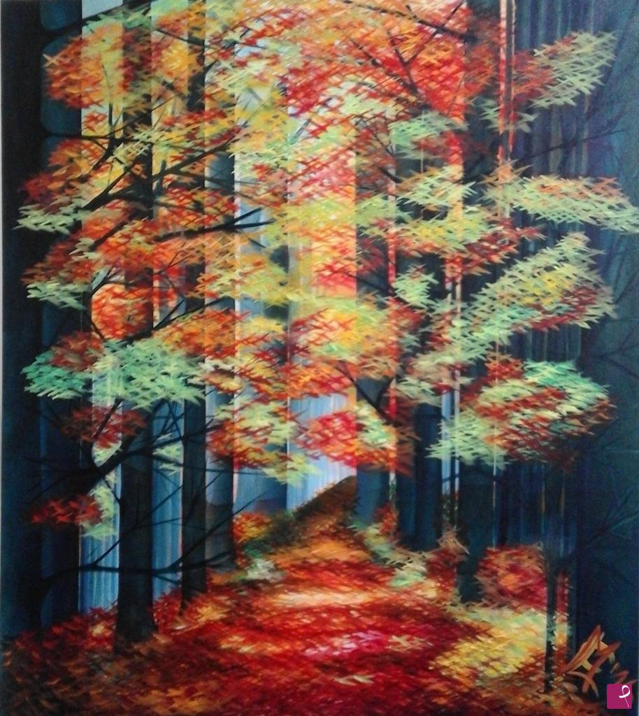 quadri in vendita online - LA FORESTA INCANTATA
