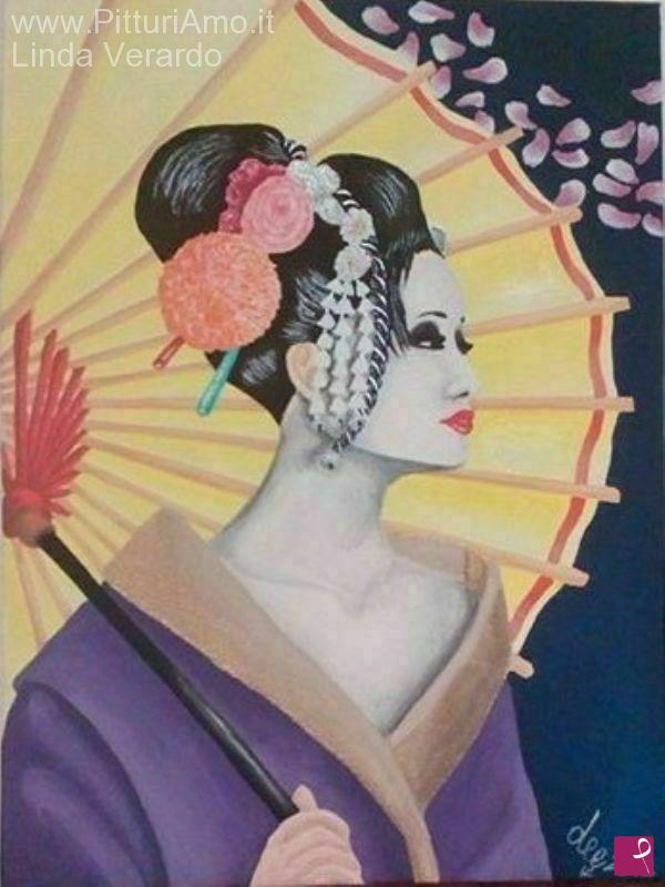 quadri in vendita online - La Geisha