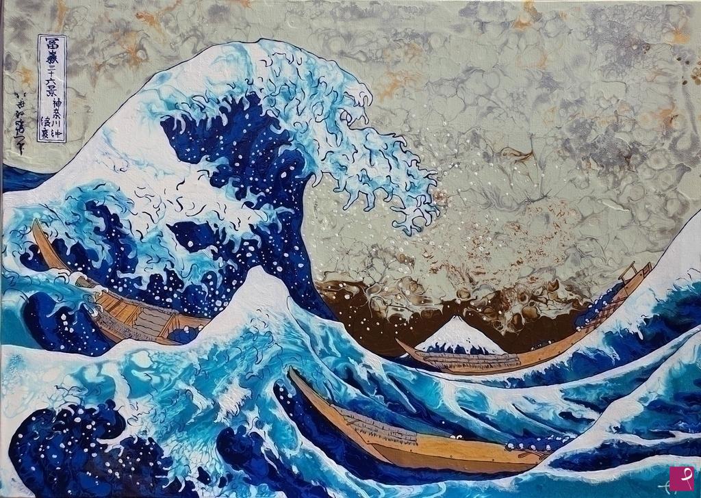 quadri in vendita online - La grande onda di Kanagawa