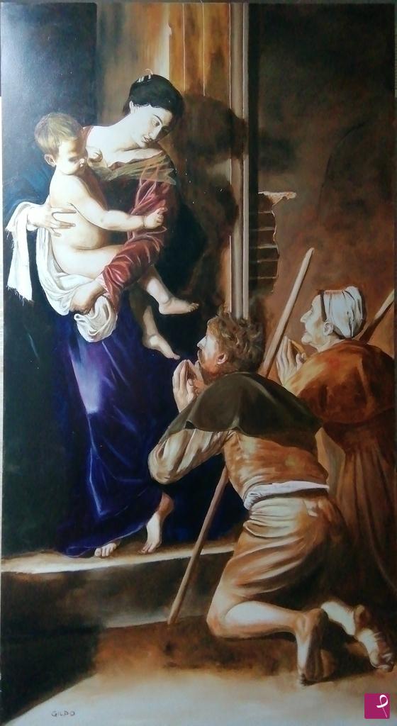 quadri in vendita online - La Madonna dei pellegrini
