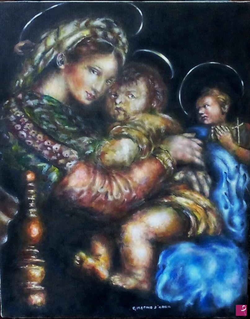quadri in vendita online - La Madonna della Seggiola