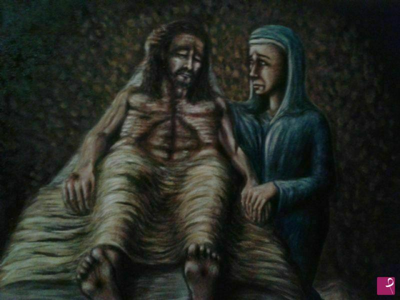 quadri in vendita online - la madre e il figlio