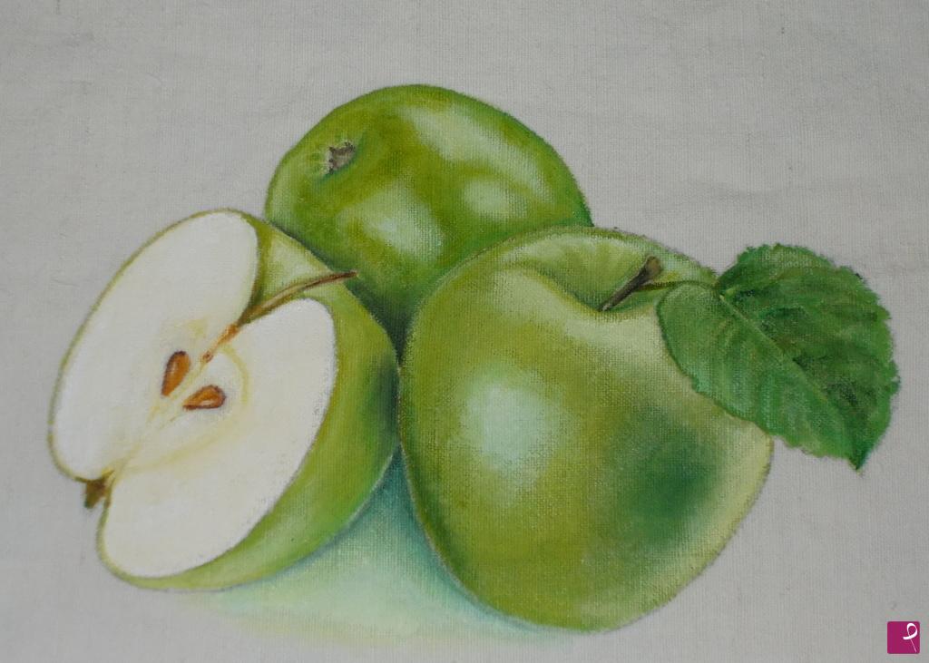 quadri in vendita online - La mela verde