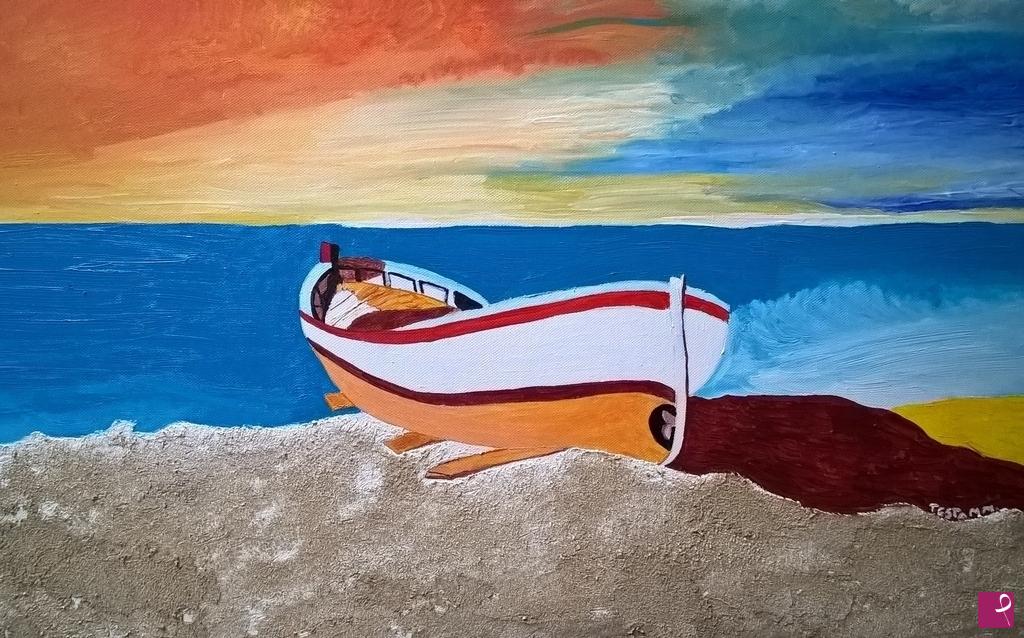 quadri in vendita online - La mia Barca