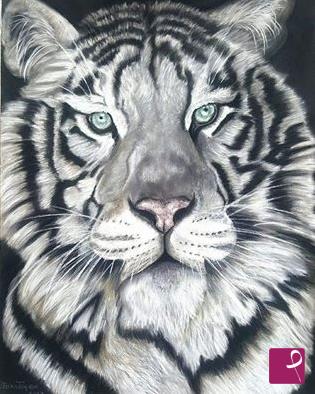 quadri in vendita online - La Regina delle nevi - Tigre Siberiana