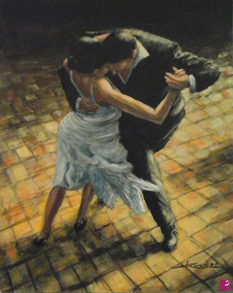 quadri in vendita online - La ribalta del tango 