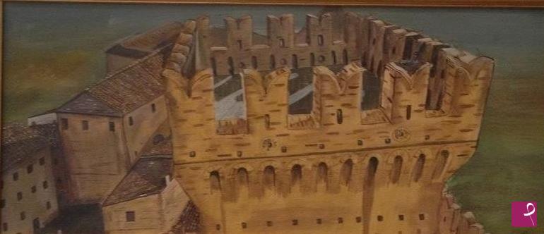 quadri in vendita online - LA ROCCA DI OFFAGNA - IL MASTIO