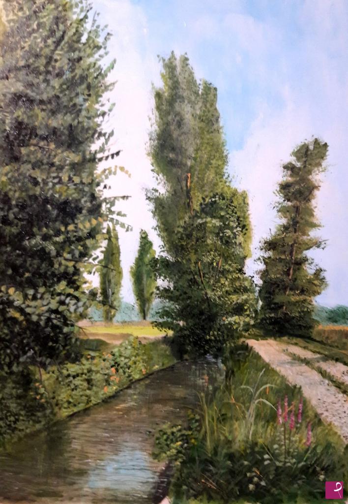 quadri in vendita online - La roggia di Villambrera