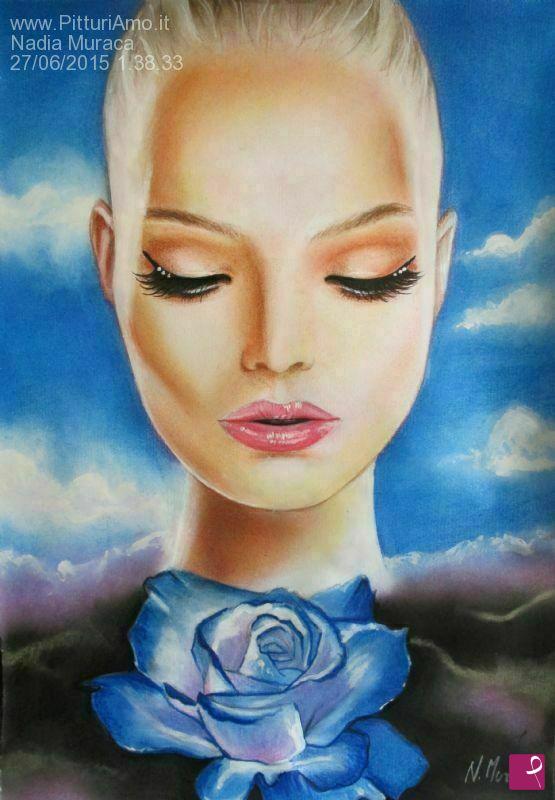 quadri in vendita online - La Rosa Blu