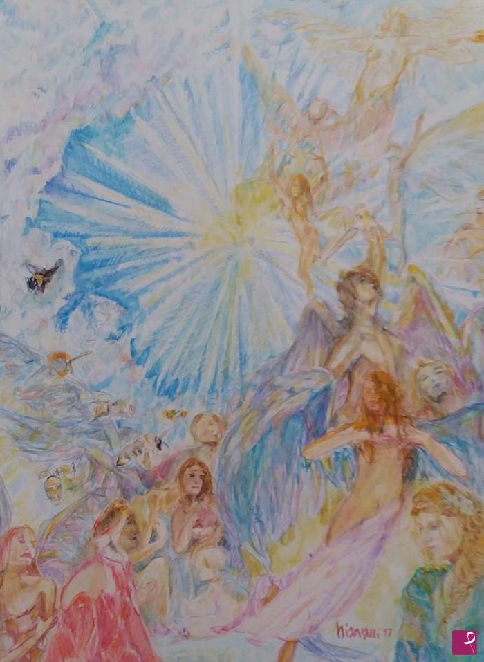quadri in vendita online - La Rosa di Luce