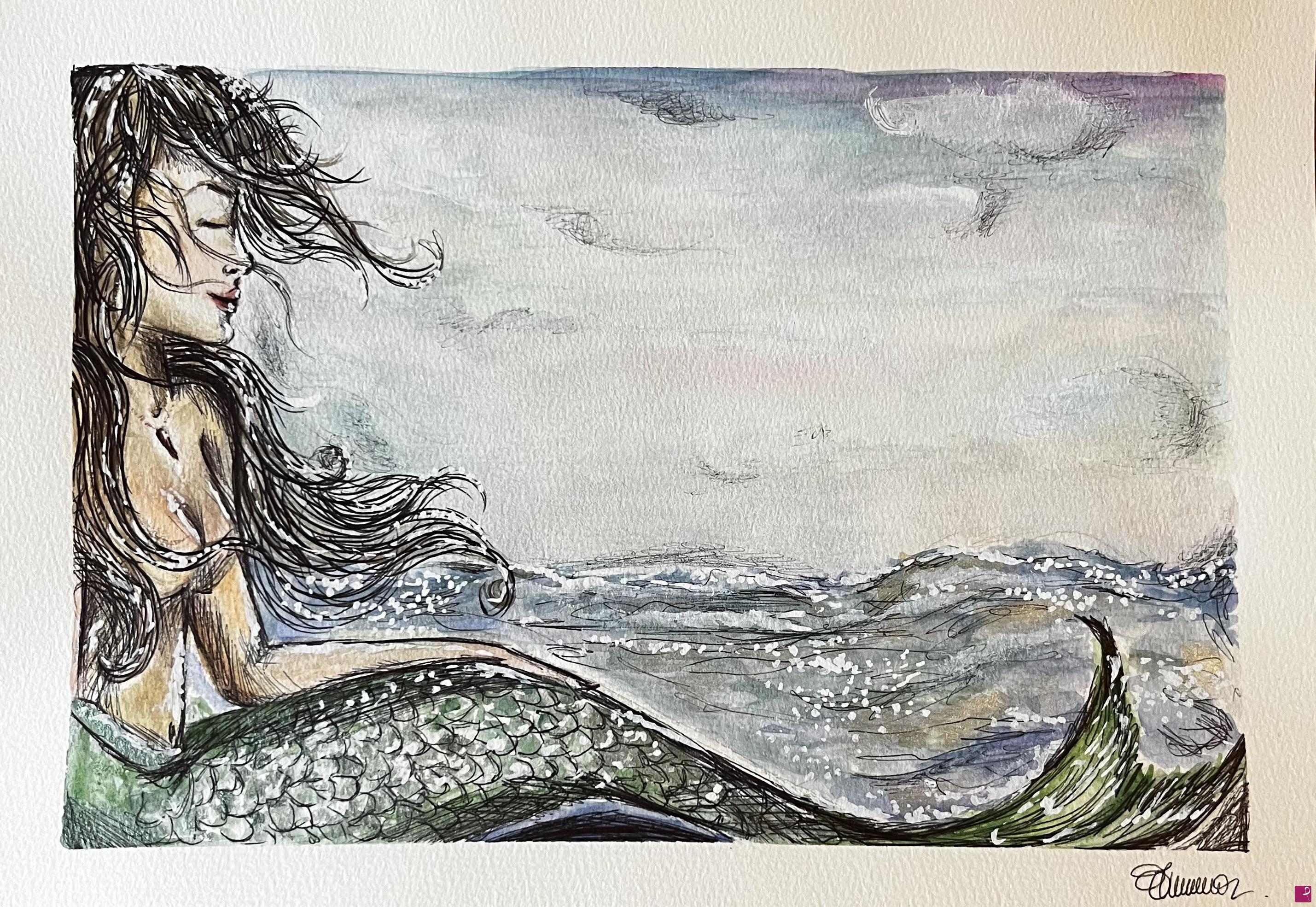 quadri in vendita online -  La sirena Partenope  