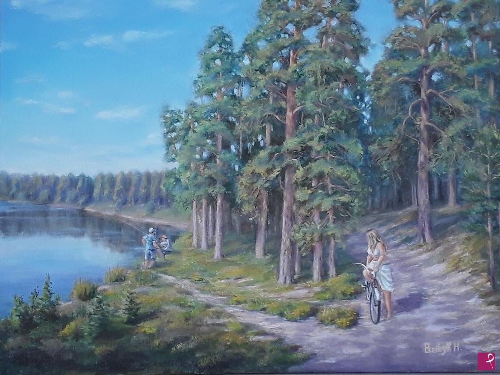 quadri in vendita online - La Strada nel Bosco