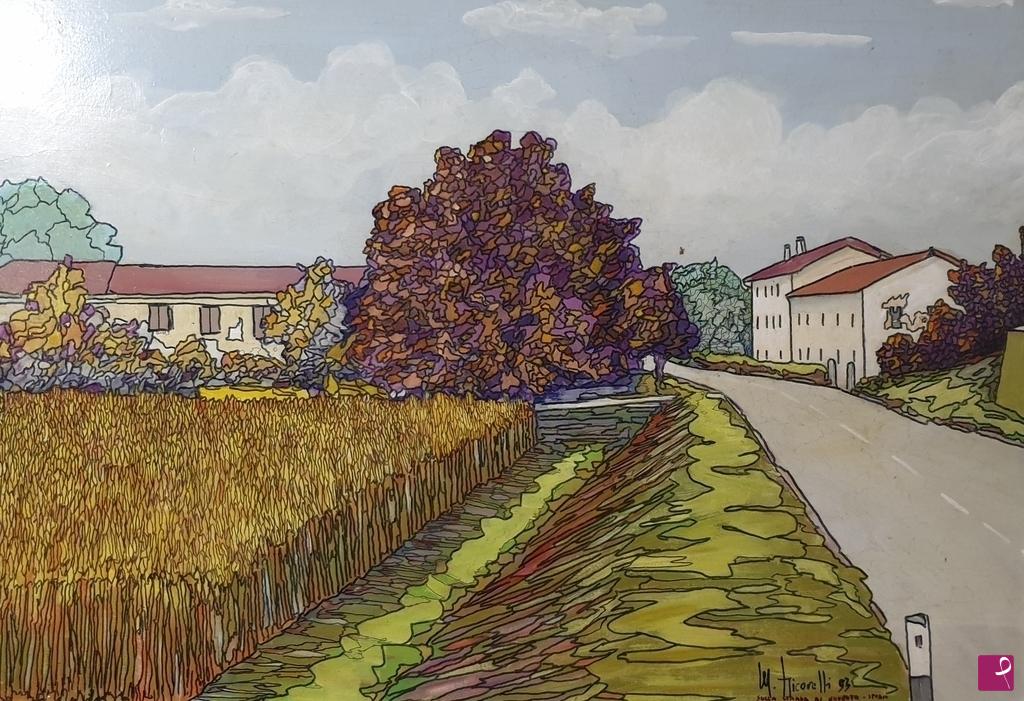 quadri in vendita online - La strada per Campo di Pietra