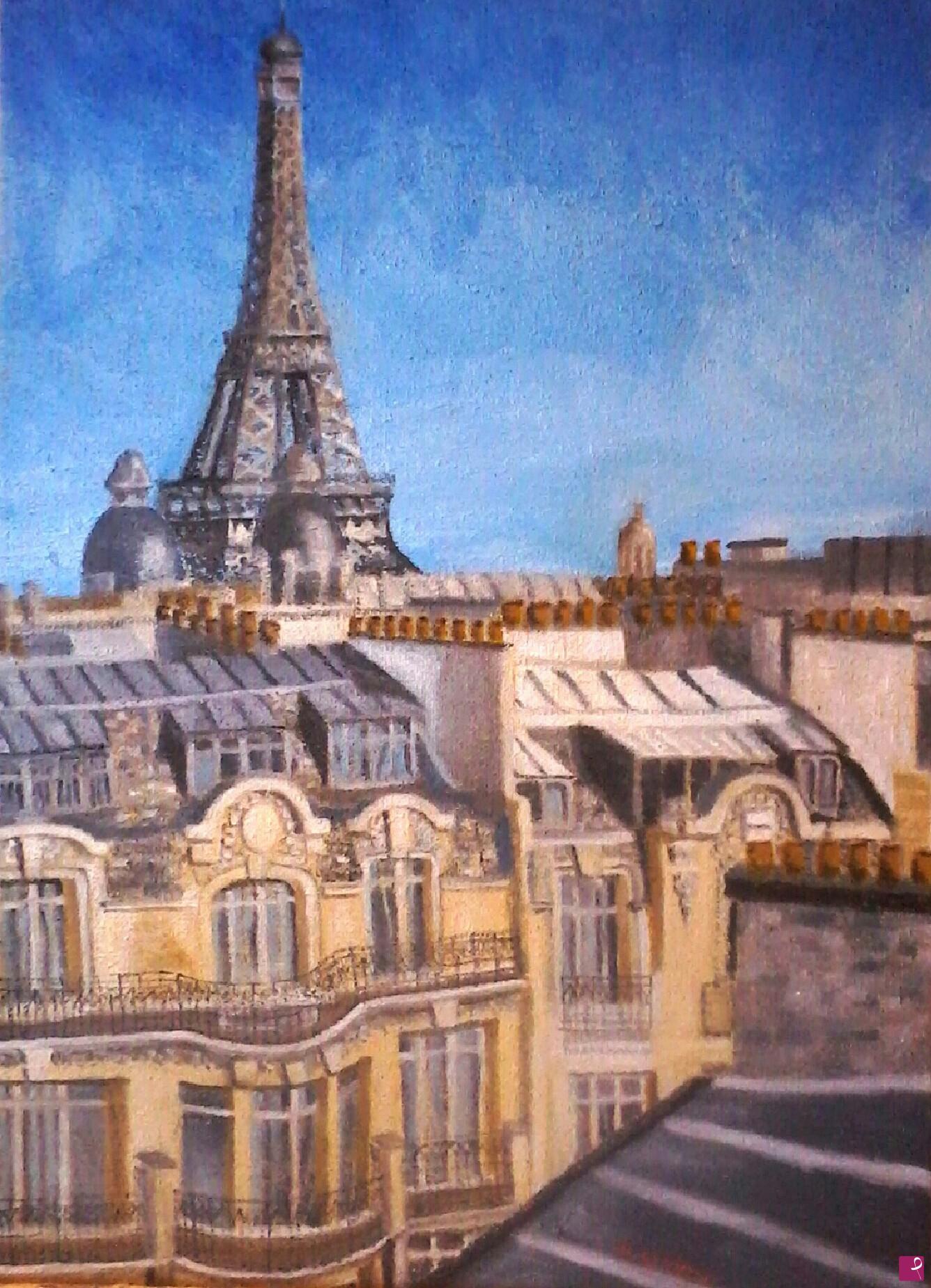 quadri in vendita online - La Tour Eiffel