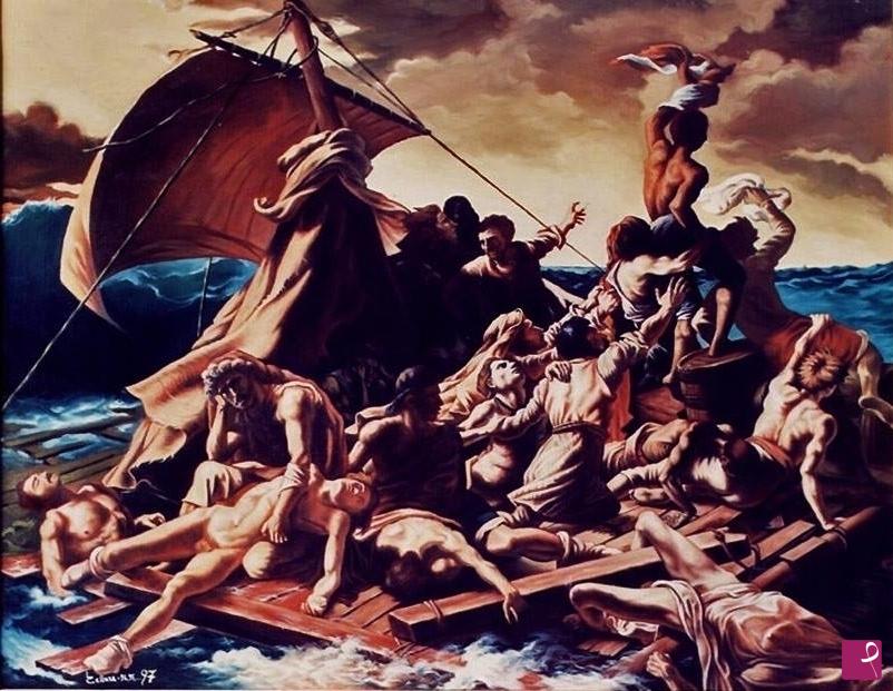 quadri in vendita online - La zattera della medusa