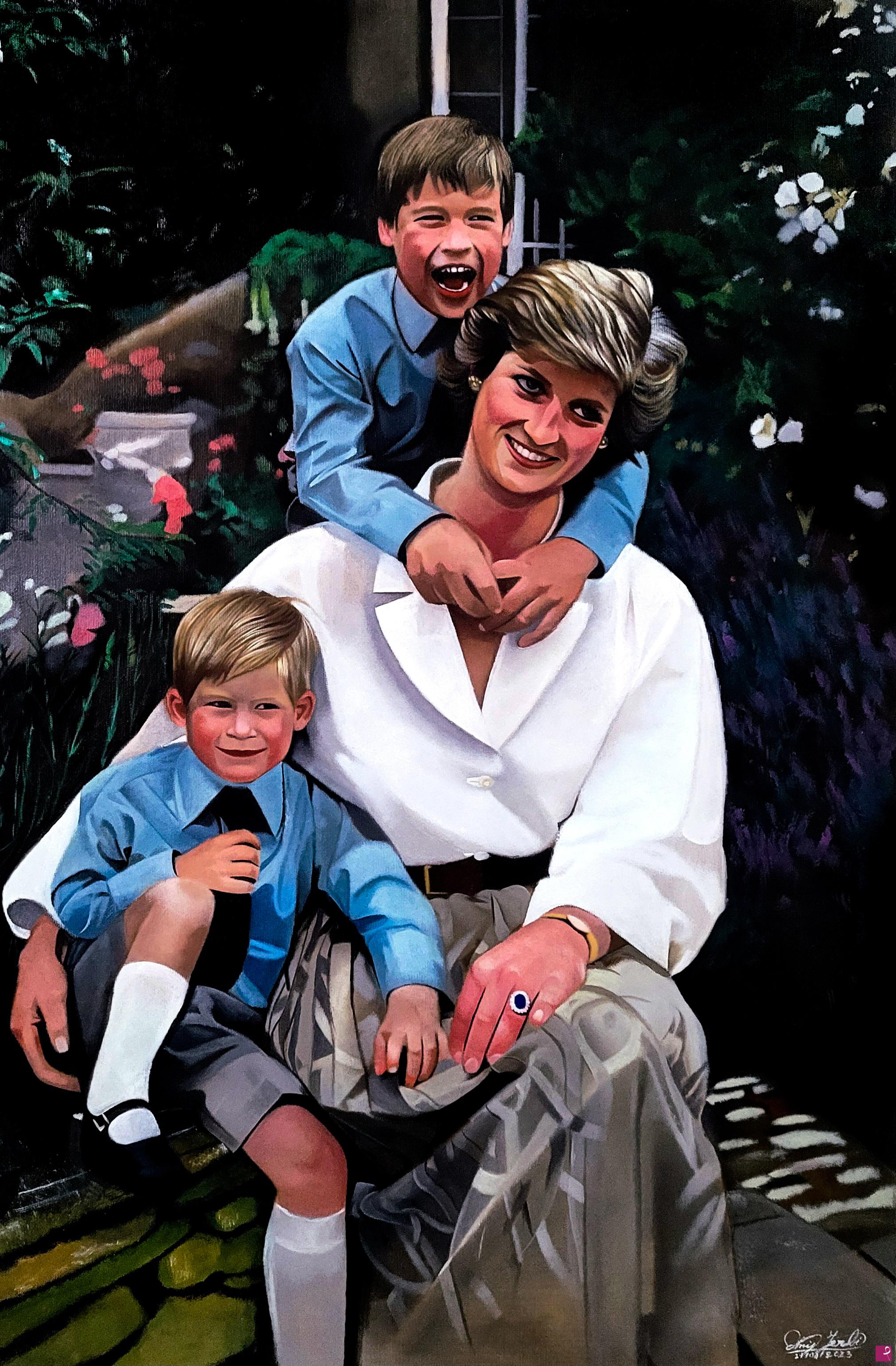 quadri in vendita online - Lady Diana