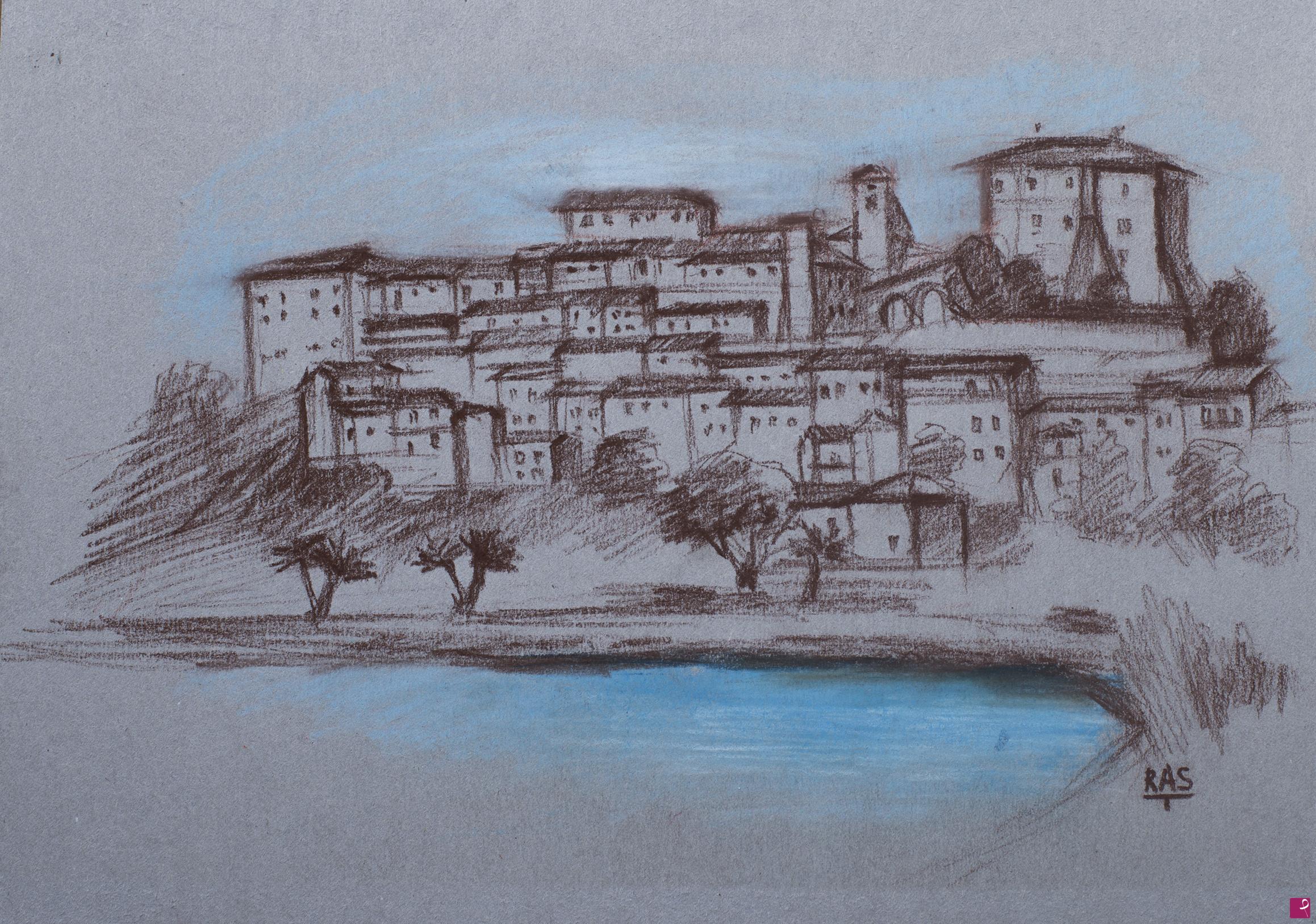 quadri in vendita online - Lago Bolsena 
