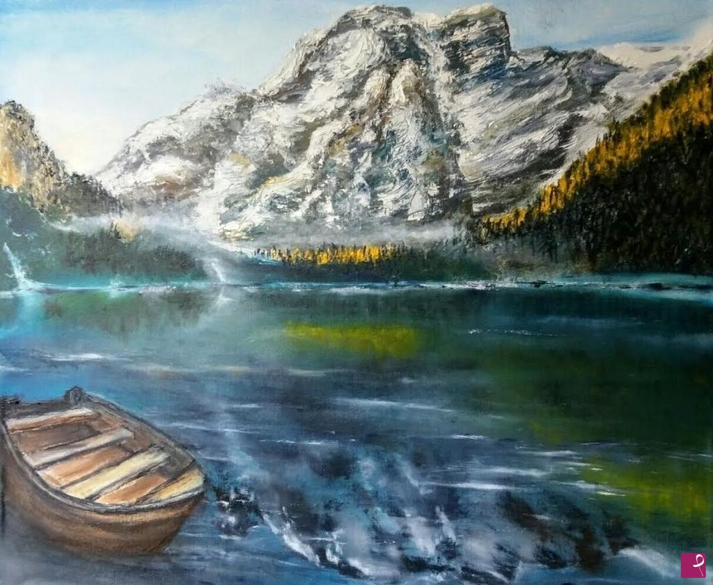 quadri in vendita online - Lago di Braies
