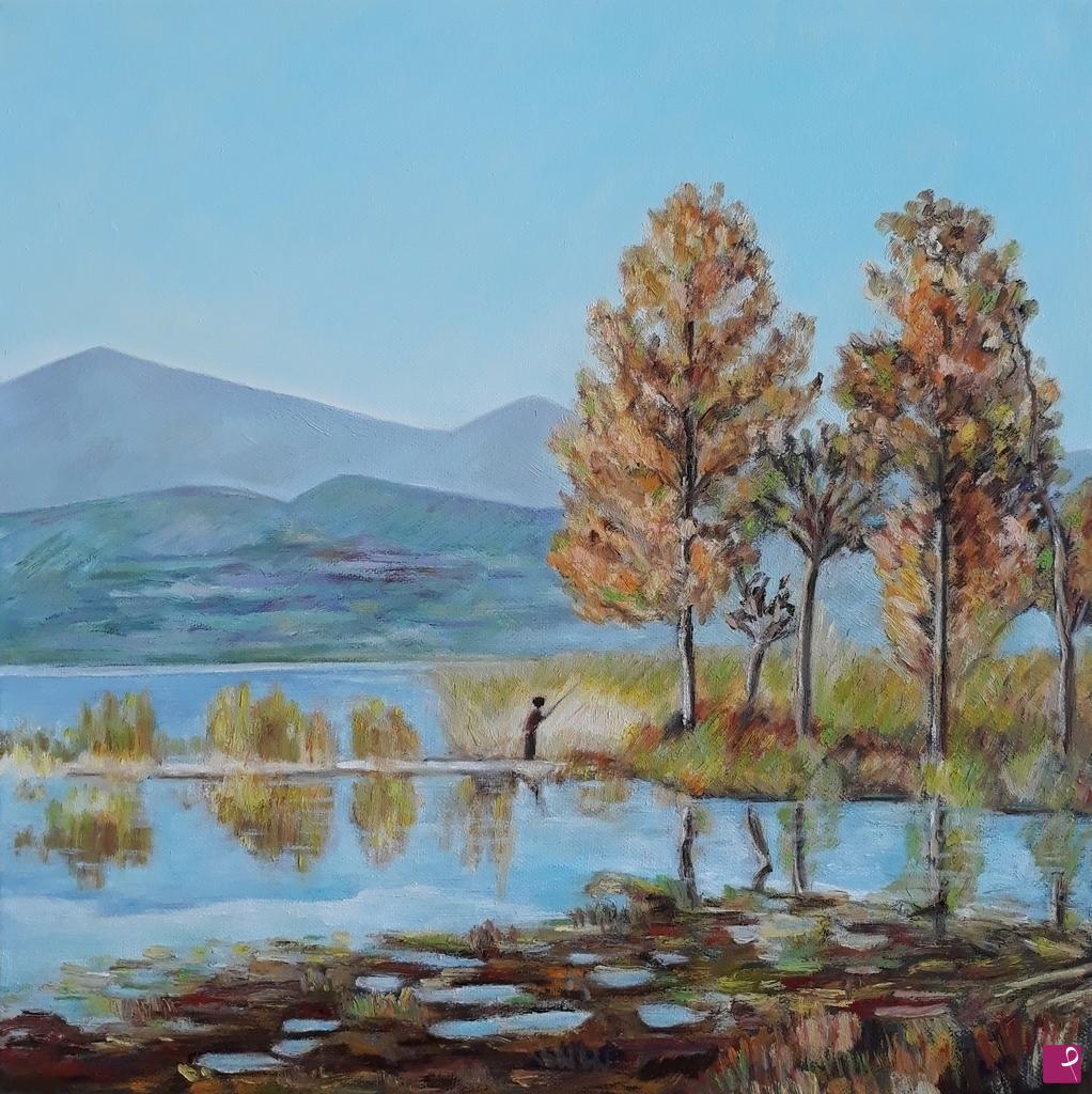 quadri in vendita online - LAGO DI PUSIANO -COMO (2020)