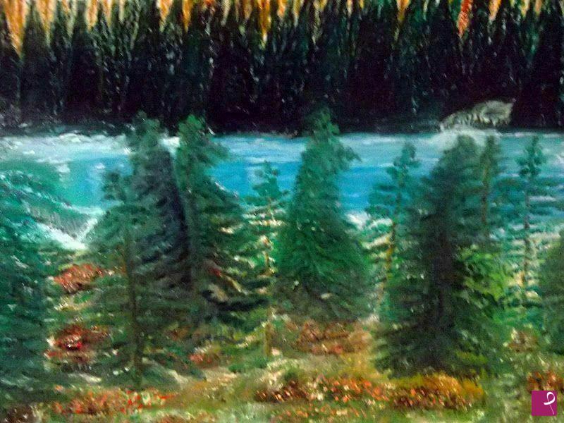 quadri in vendita online - lago ghiacciato