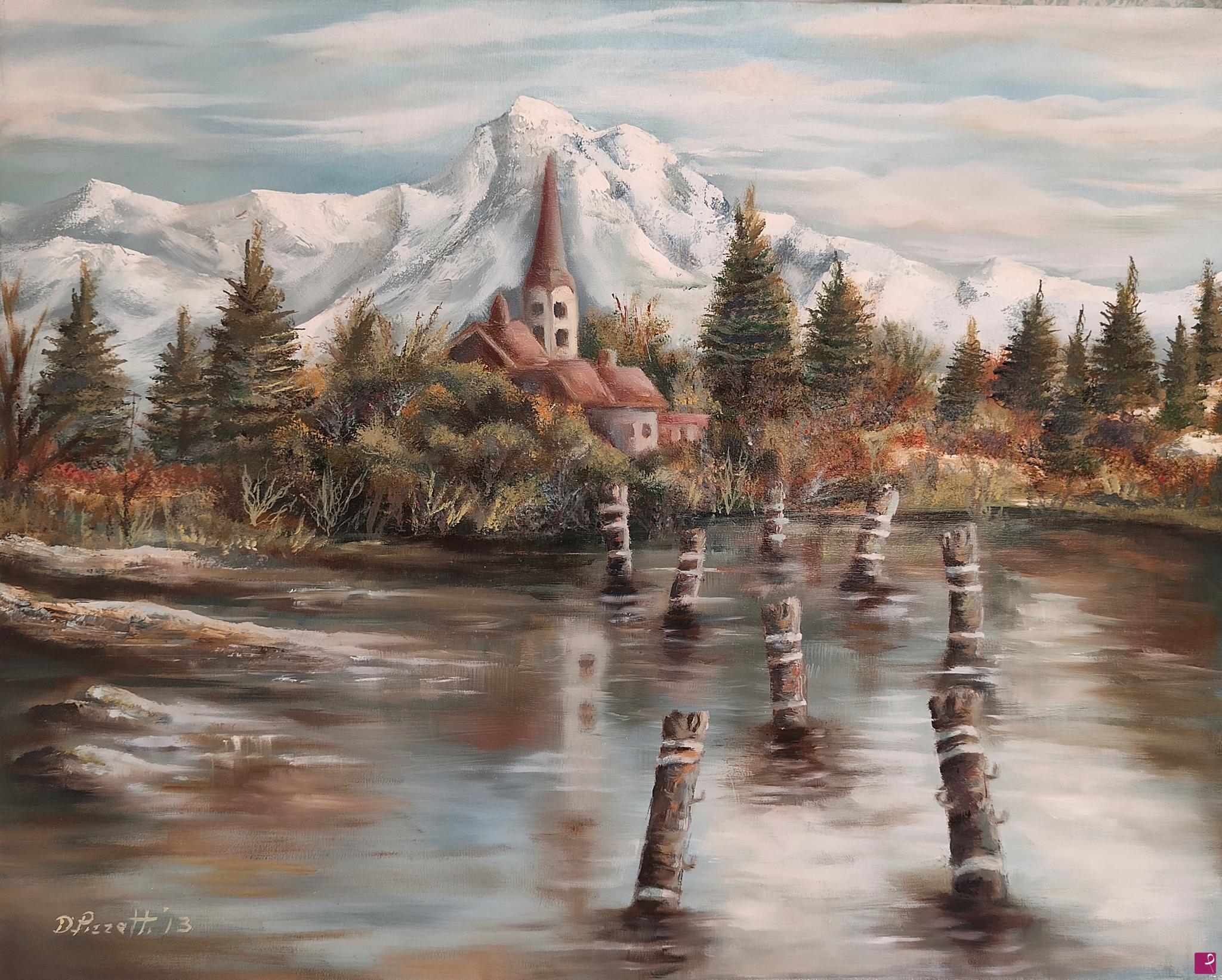 quadri in vendita online - Lago Montano  (2013)
