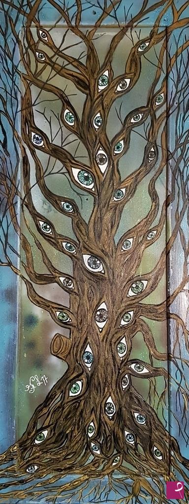quadri in vendita online - L'ALBERO DELLA SAGGEZZA LATO A