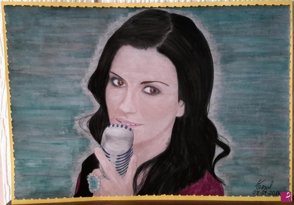 quadri in vendita online - " Laura  Pausini "