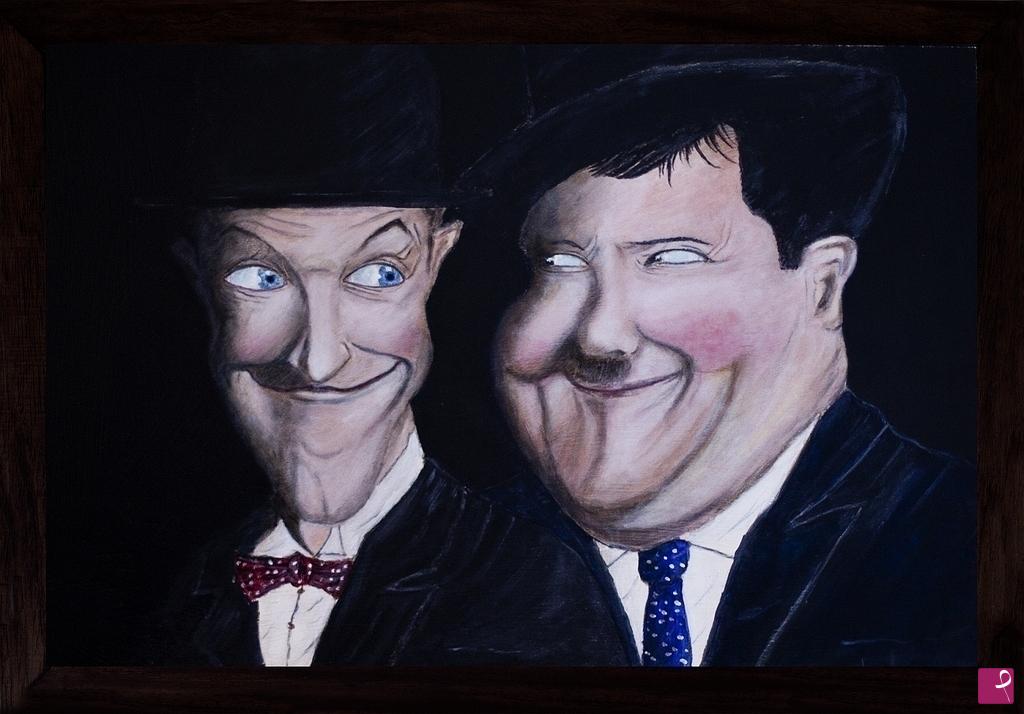 quadri in vendita online - Laurel&Hardy
