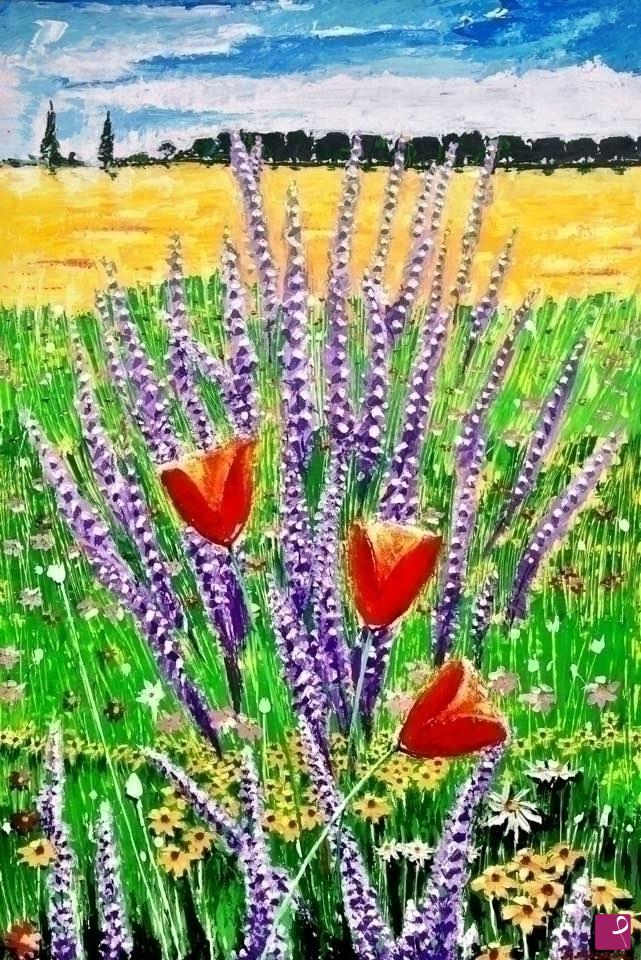 quadri in vendita online - Lavanda.