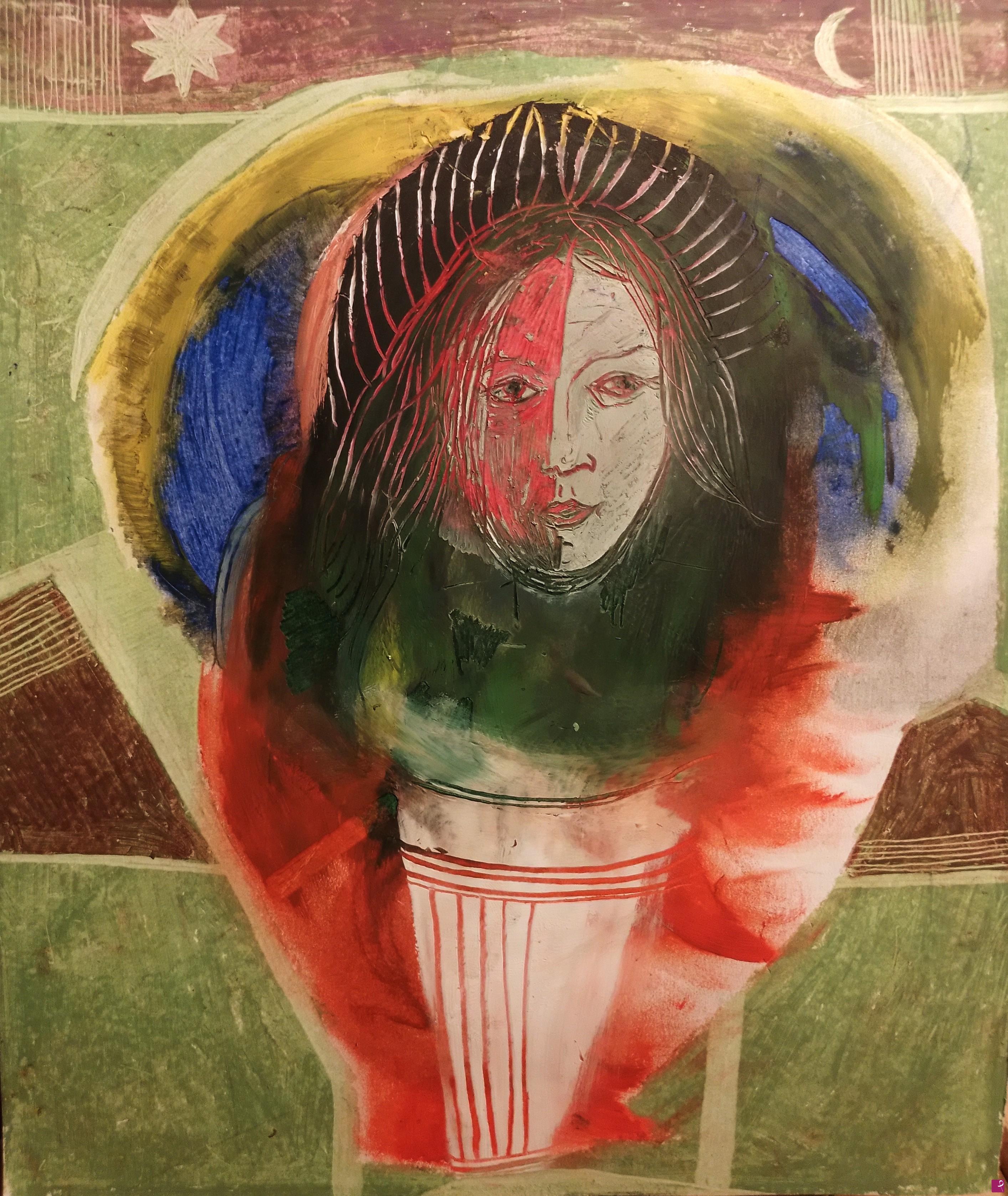 quadri in vendita online - Lavandaia