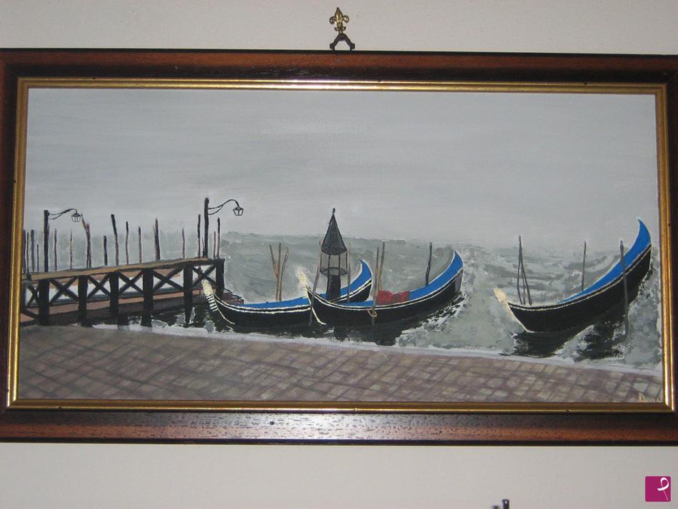 quadri in vendita online - le gondole di Venezia
