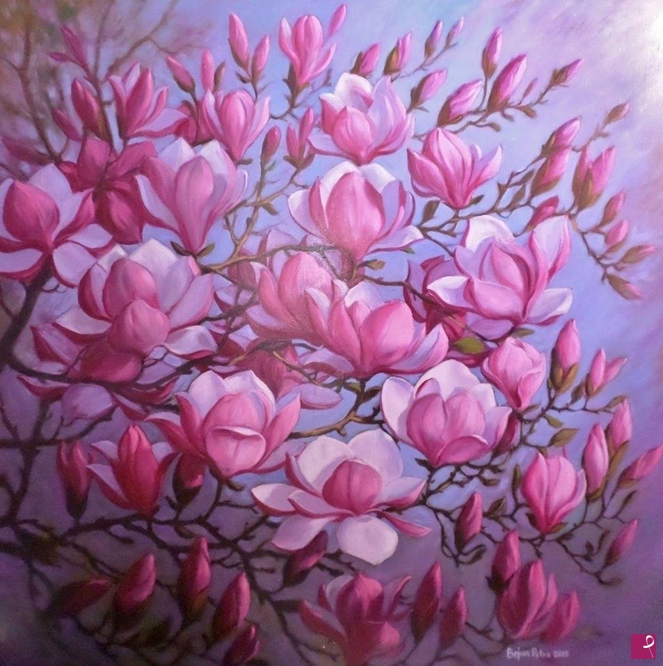 quadri in vendita online - Le magnolie