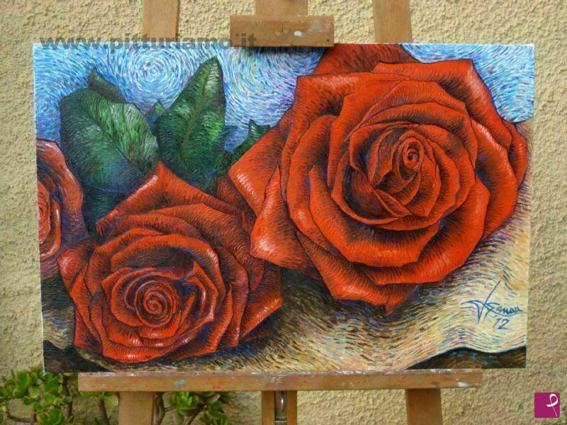 quadri in vendita online - Le Rose