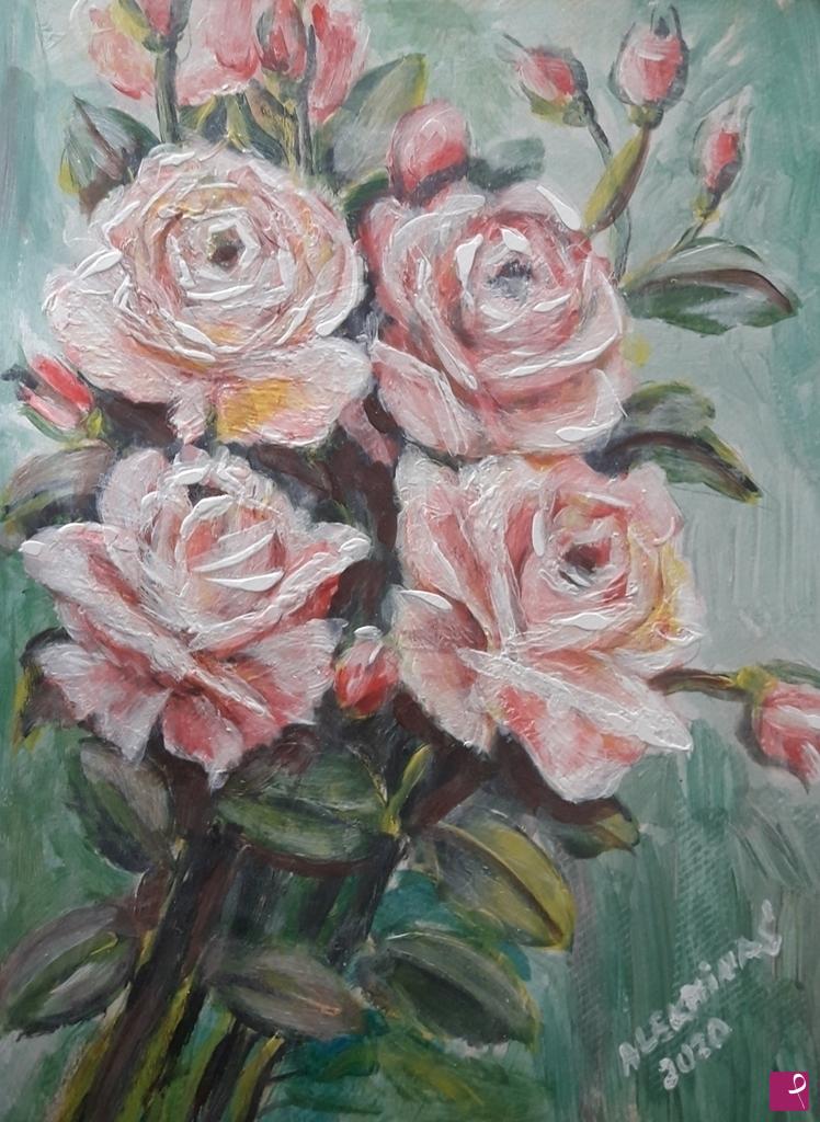 quadri in vendita online - Le rose d'amore