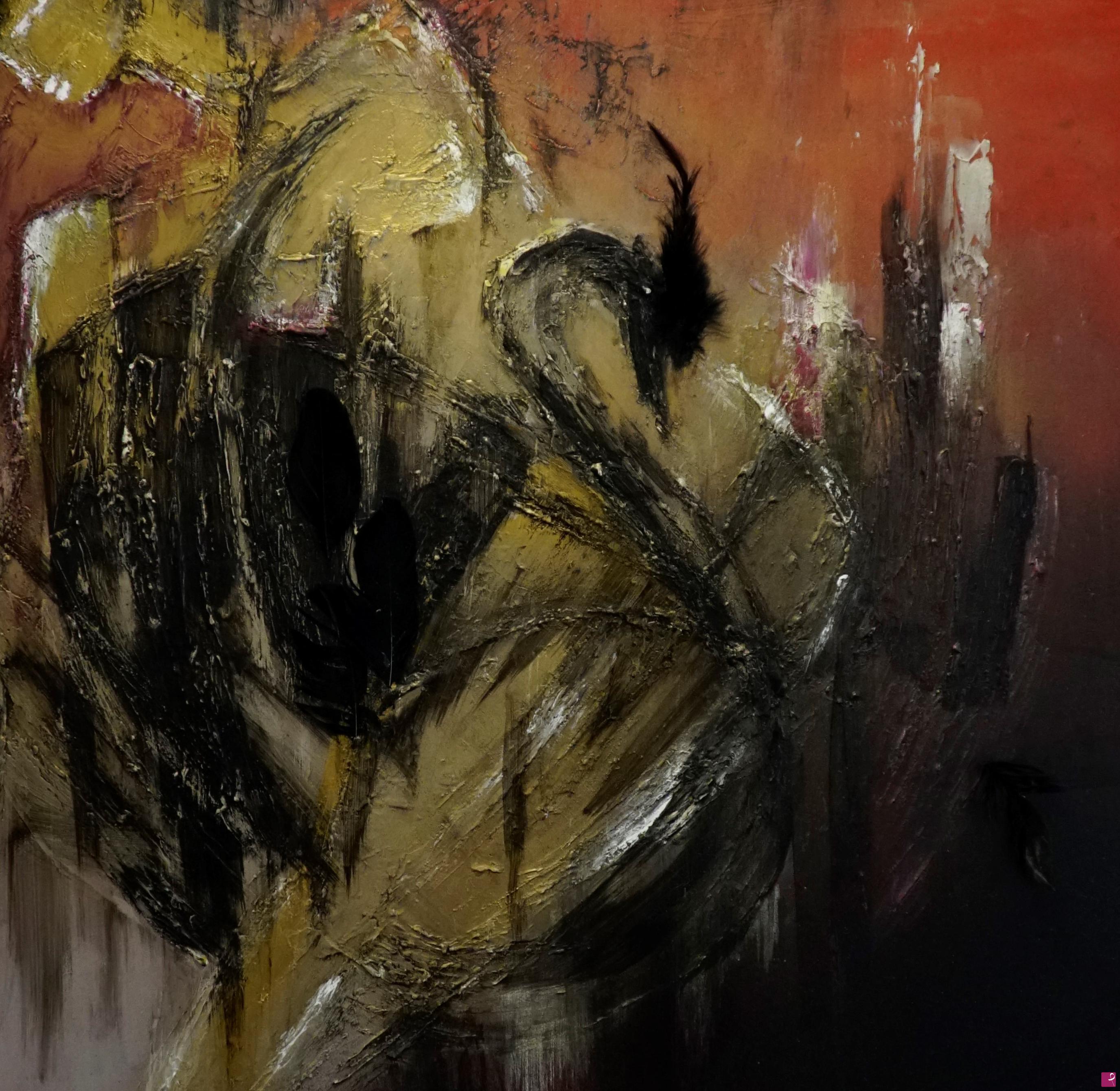 quadri in vendita online - LEDA AND THE SWAN