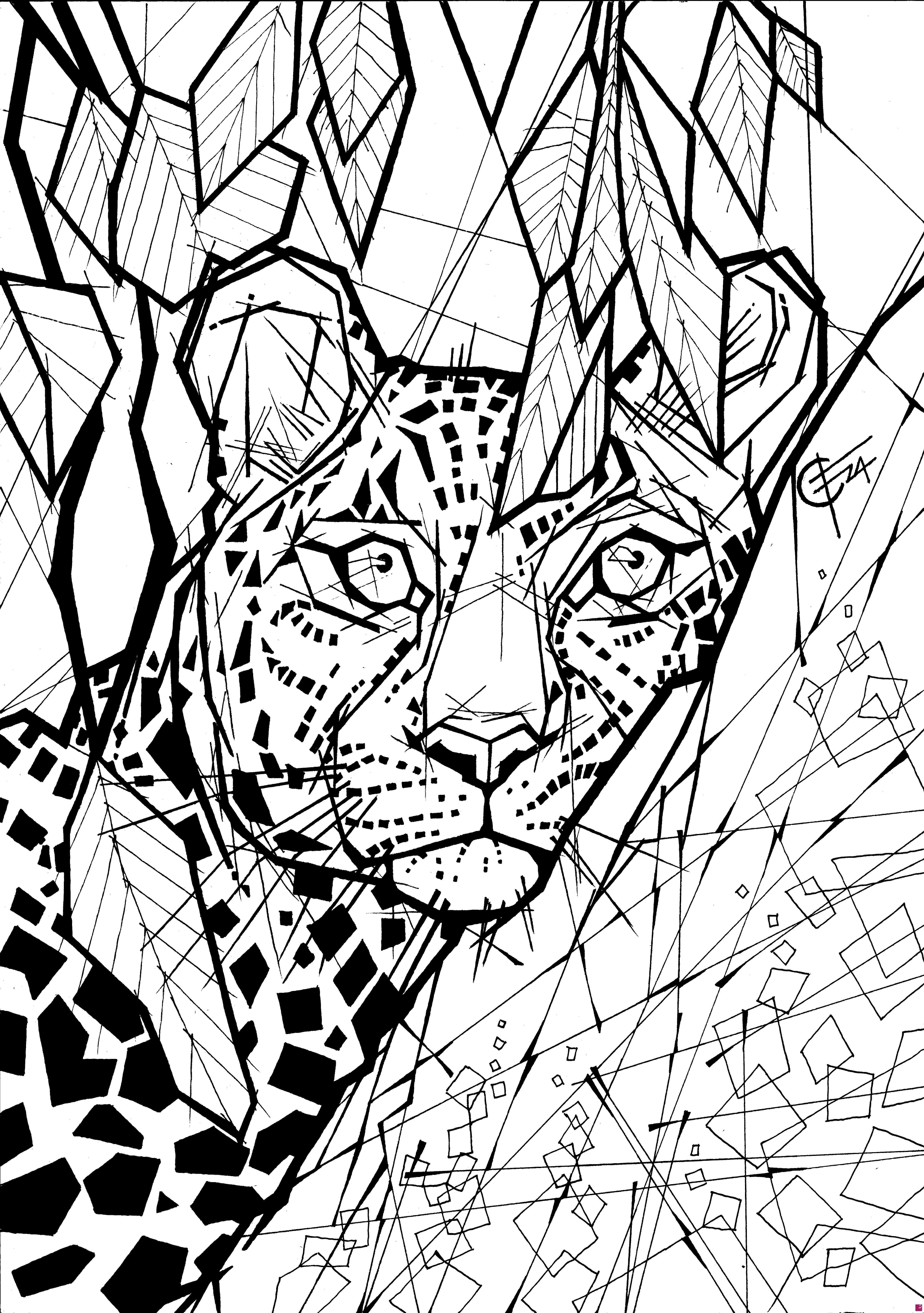 quadri in vendita online - Leopardo