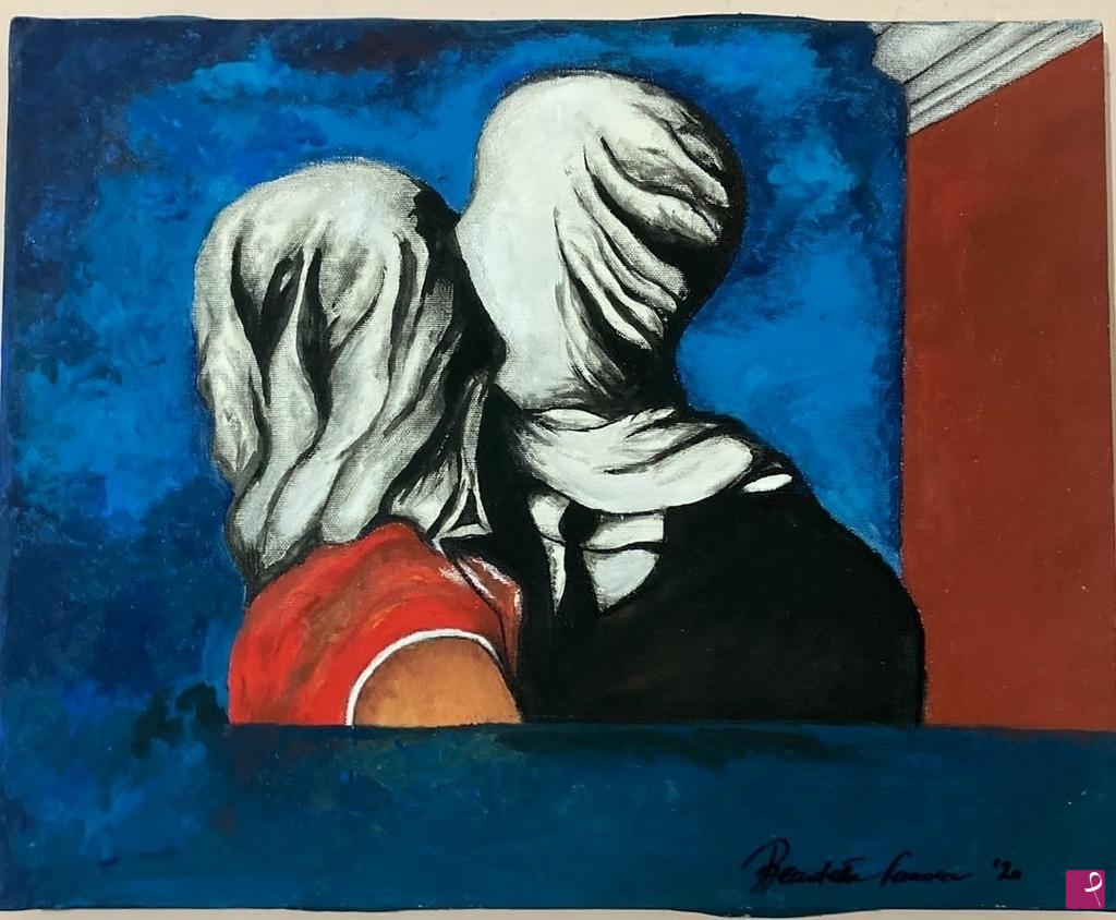 quadri in vendita online - Les amants