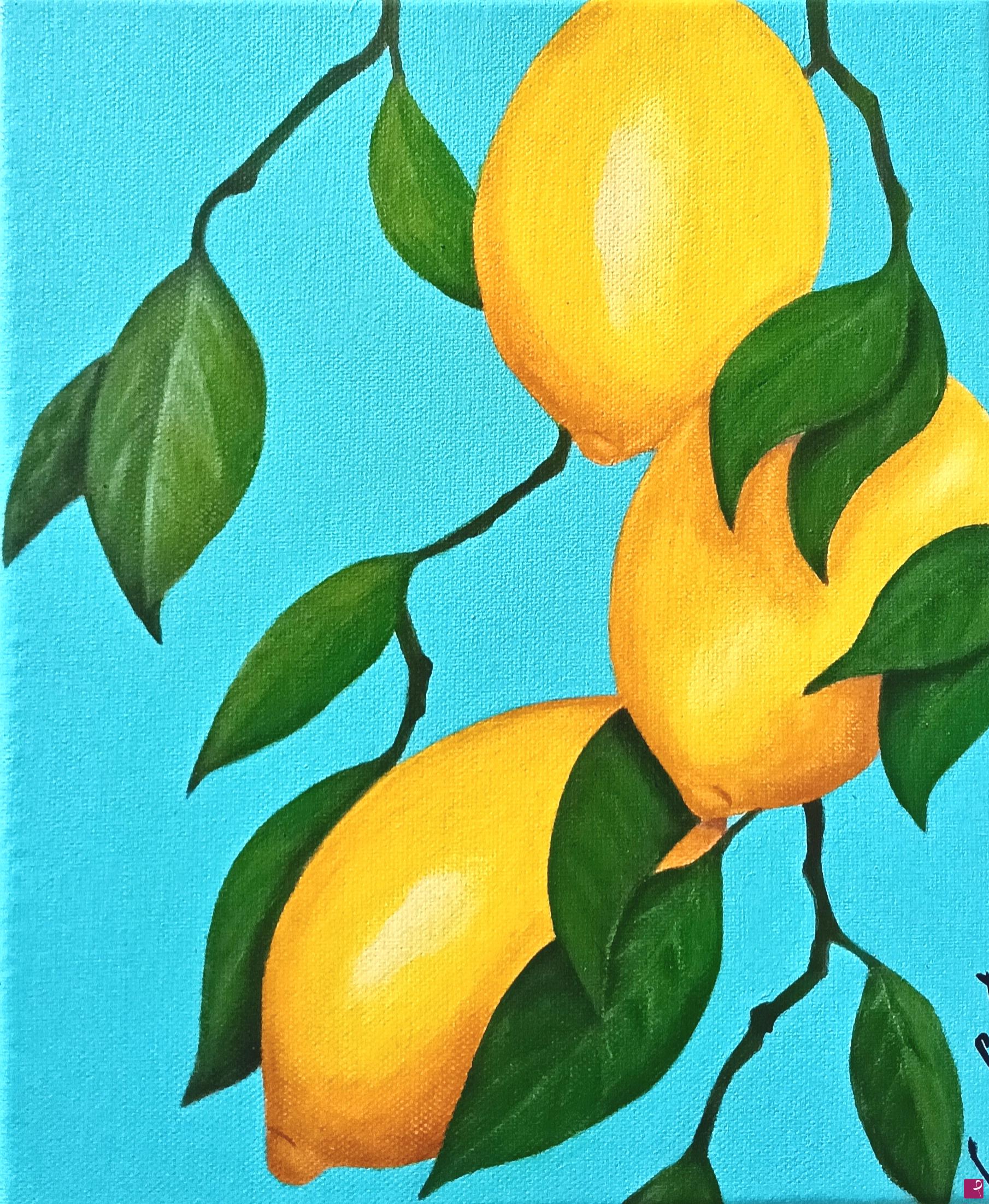 quadri in vendita online - "Limoni di Sicilia" - acrilico 