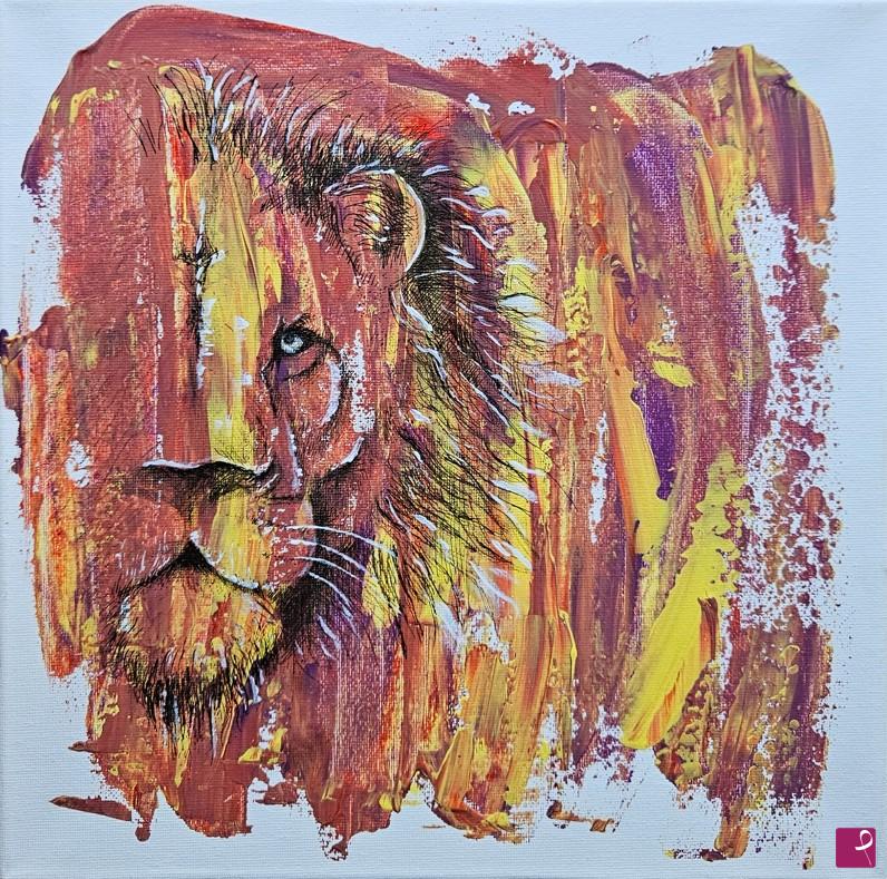 quadri in vendita online - Lion