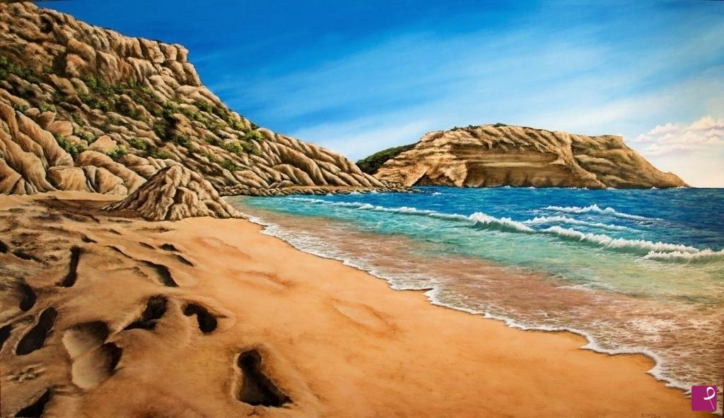 quadri in vendita online - L'isola dei conigli