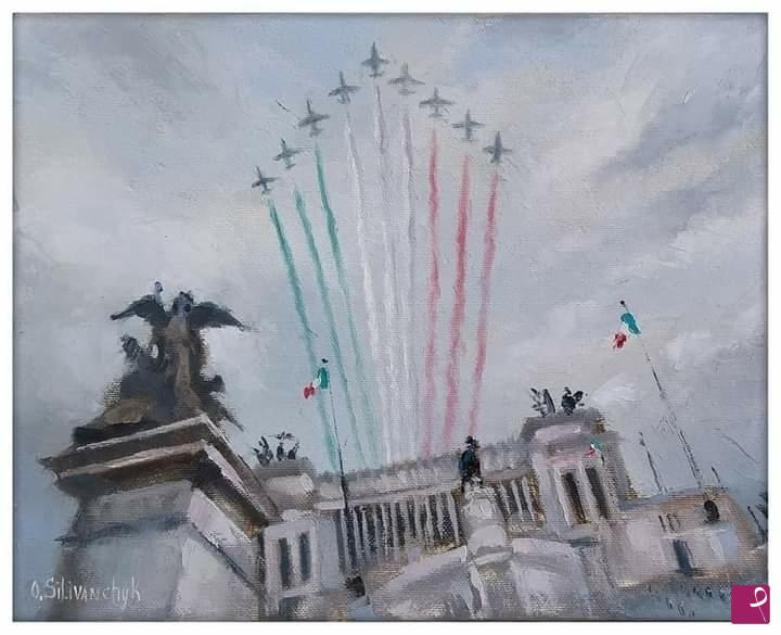 quadri in vendita online - l'Italia in cielo