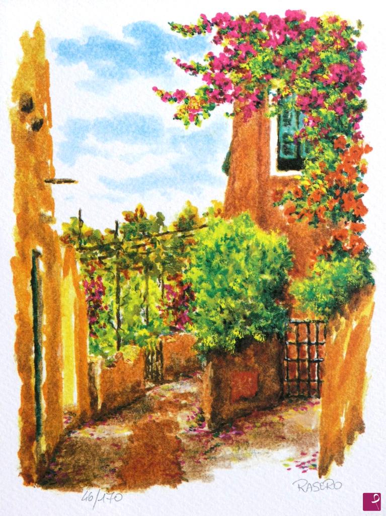 quadri in vendita online - Litografia N. 3 - Verezzi