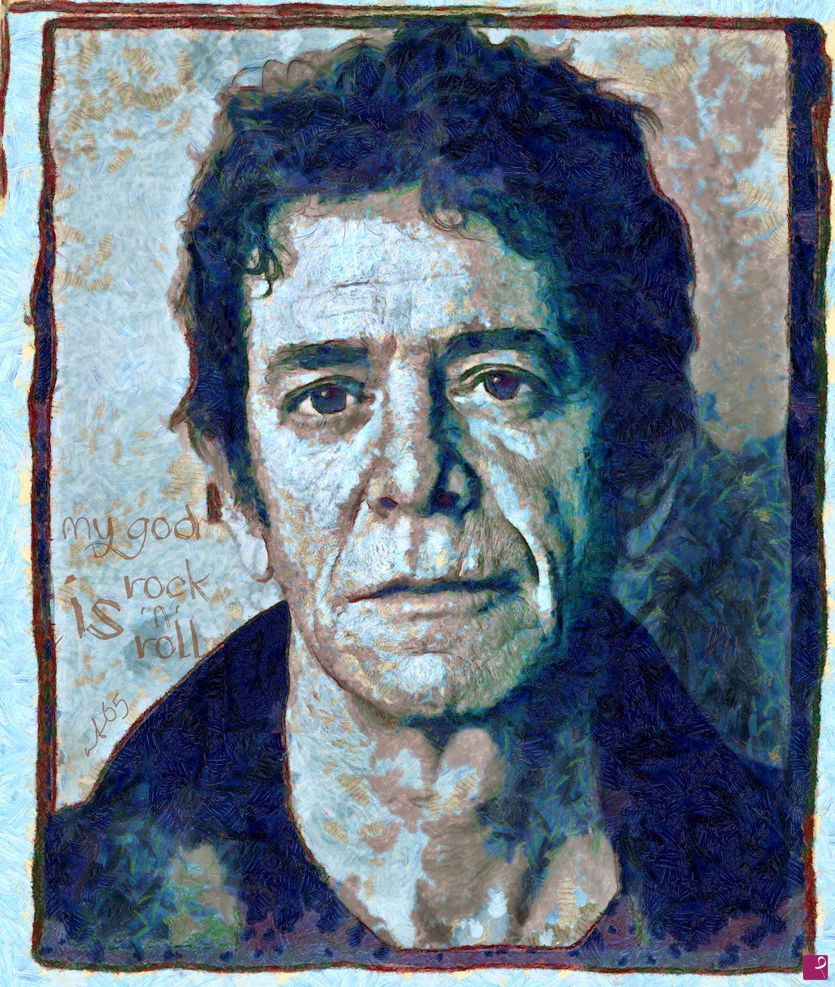 quadri in vendita online - Lou Reed