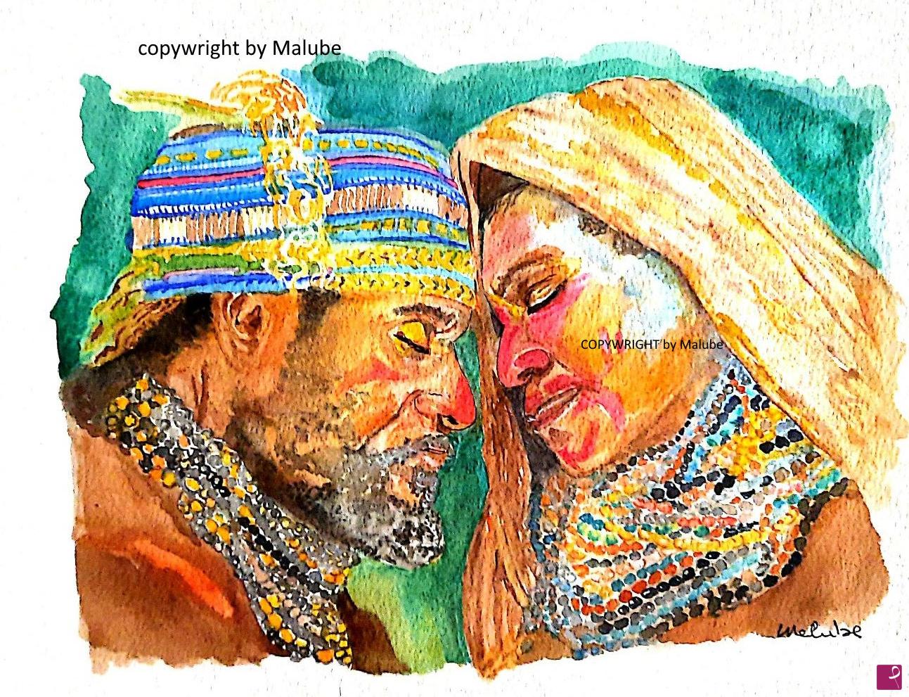 quadri in vendita online - Love in Papua