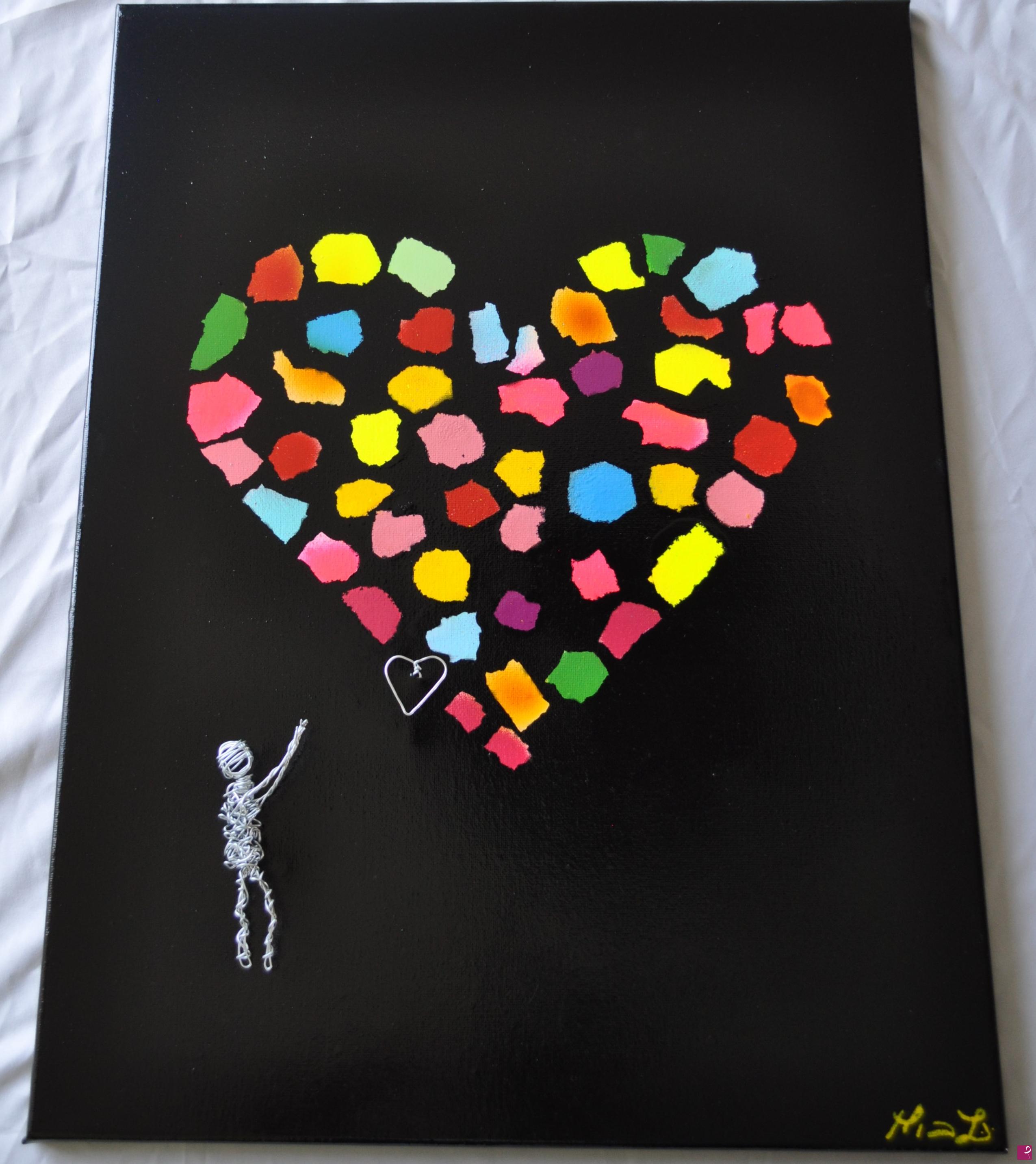 quadri in vendita online - Love Under Construction
